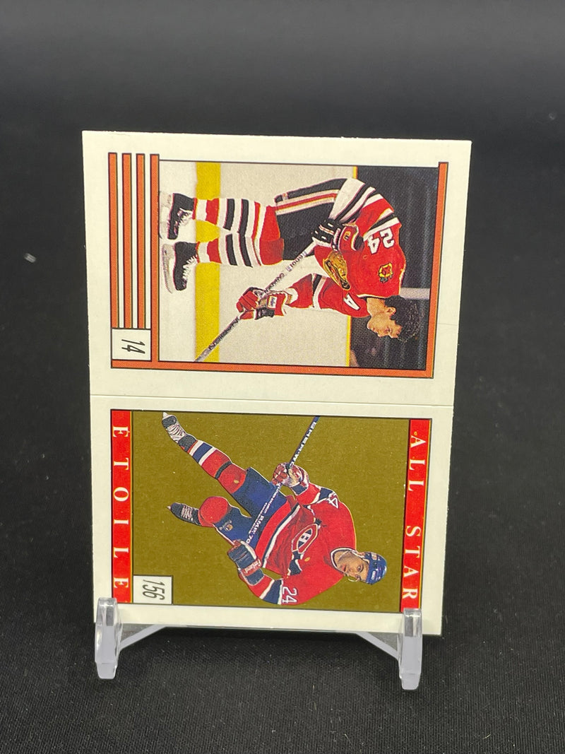 1989 O-PEE-CHEE STICKER - ALL STAR - P. ROY - #28 #14 #156