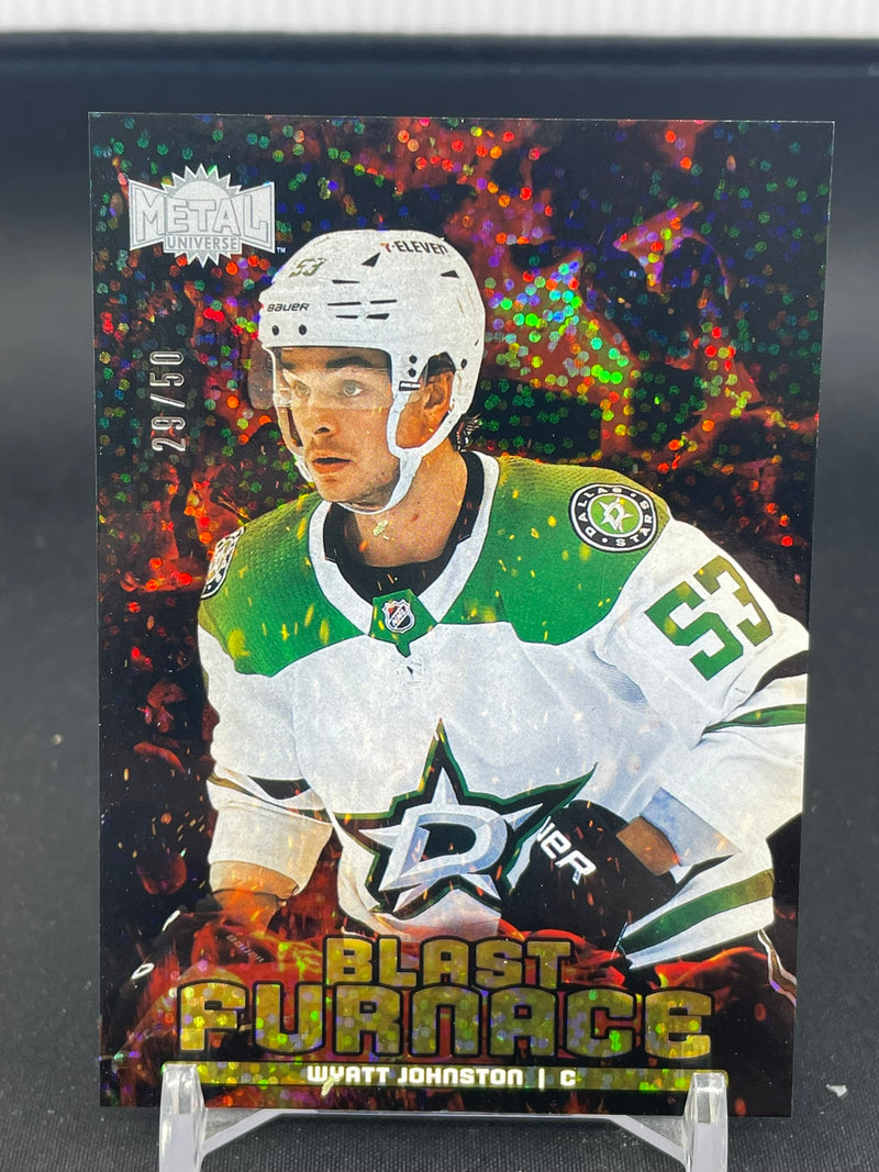 2024 UPPER DECK SKYBOX METAL UNIVERSE - GOLD - BLAST FURNACE - W. JOHNSTON - #BF-6 - #'D/50