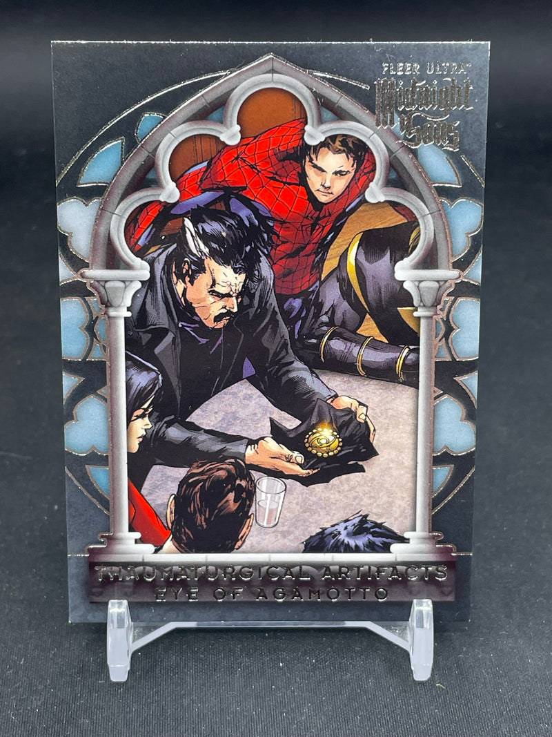 2023 UPPER DECK FLEER ULTRA MIDNIGHT SONS - SILVER - THAUMATURGICAL ARTIFACTS - EYE OF AGAMOTTO -