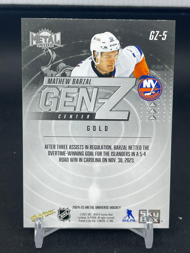 2024 UPPER DECK SKYBOX METAL UNIVERSE - GOLD - GEN-Z - M. BARZAL - #GZ-5 - #'D/50