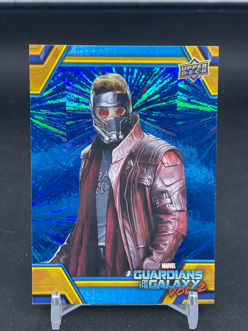 2017 UPPER DECK MARVEL GUARDIANS OF THE GALAXY VOLUME 2 - BLUE - STAR-LORD -
