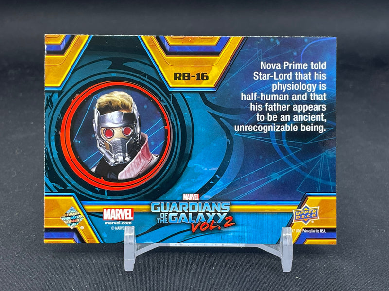 2017 UPPER DECK MARVEL GUARDIANS OF THE GALAXY VOLUME 2 - BLUE - STAR-LORD -