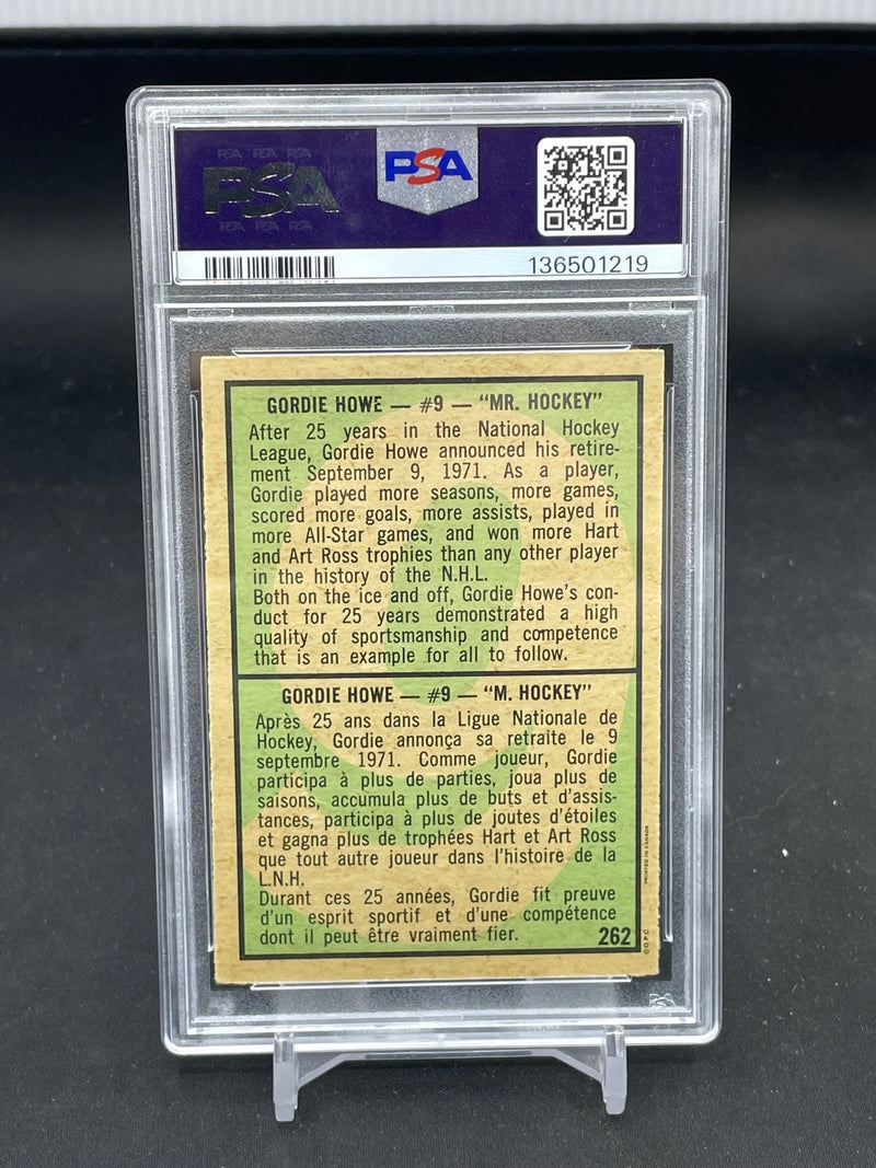 1971 O-PEE-CHEE - RETIREMENT SPECIAL - G. HOWE (MR. HOCKEY) -