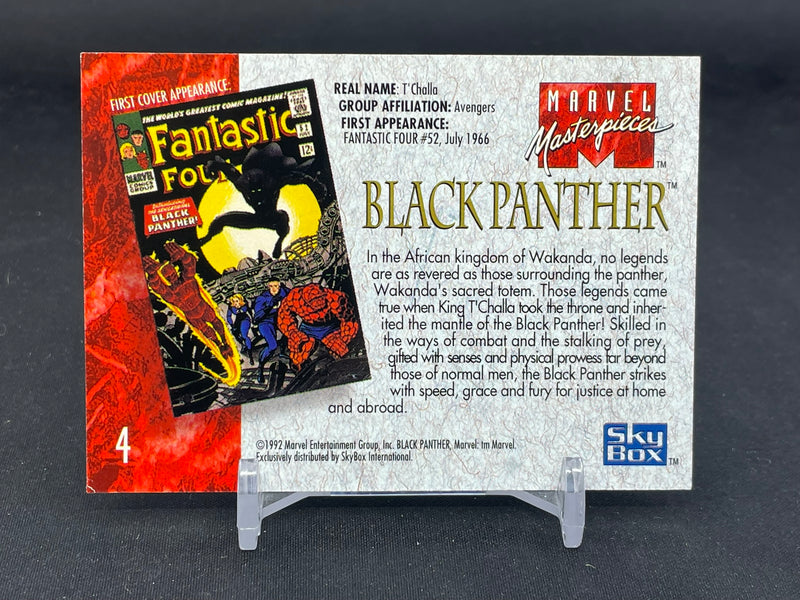 1992 SKYBOX MARVEL MASTERPIECES - BLACK PANTHER -