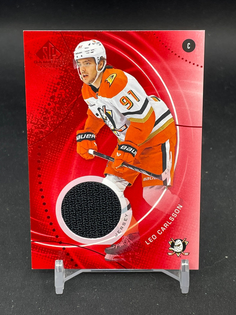 2025 UPPER DECK SP GAME USED - RED JERSEY - L. CARLSSON -