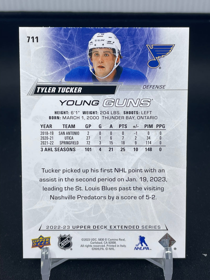 2022 UPPER DECK EXTENDED SERIES - YOUNG GUNS - T. TUCKER -