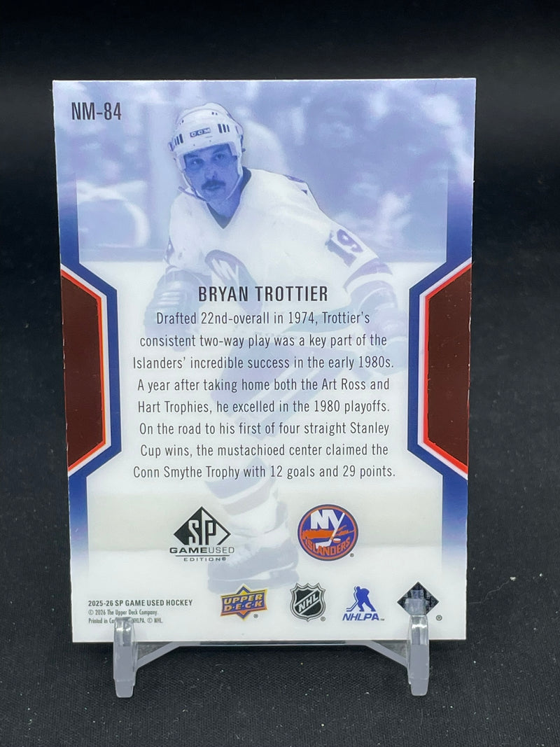 2025 UPPER DECK SP GAME USED - NHL MASTERS - B. TROTTIER - #NM-84 - #'D/299