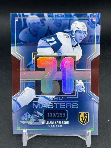 2025 UPPER DECK SP GAME USED - NHL MASTERS - W. KARLSSON - #NM-30 - #'D/299