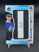 2025 UPPER DECK SP GAME USED - DRAFT DAY MARKS - J. LEKKERIMAKI - #DDM-JL - #'D/35 - RELIC - AUTOGRAPH