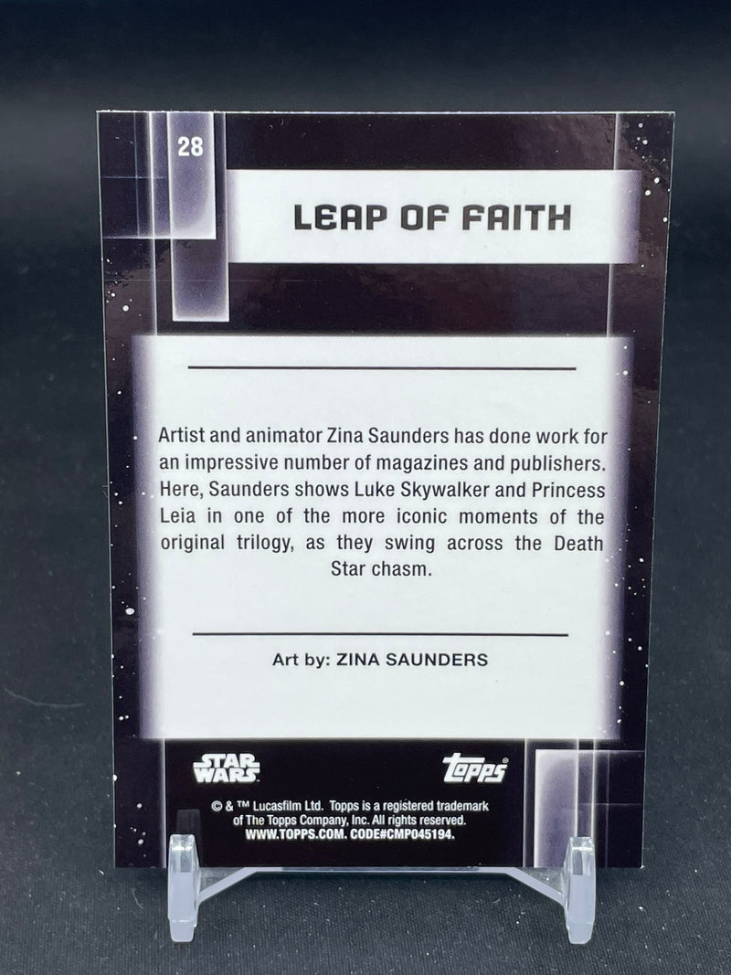 2021 TOPPS STAR WARS GALAXY - LEAP OF FAITH -