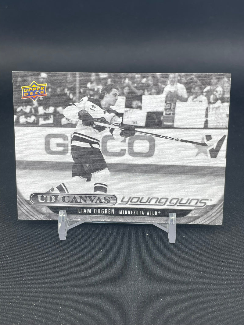 2024 UPPER DECK SERIES ONE - B/W - UD CANVAS - YOUNG GUNS - L. OHGREN -