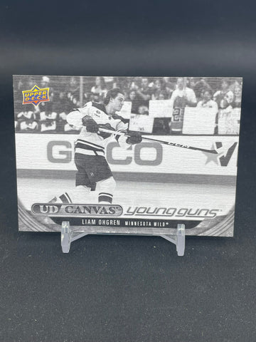2024 UPPER DECK SERIES ONE - B/W - UD CANVAS - YOUNG GUNS - L. OHGREN - #C116 - RC