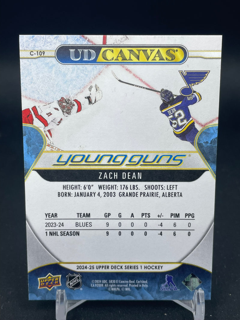 2024 UPPER DECK SERIES ONE - UD CANVAS - YOUNG GUNS - Z. DEAN -