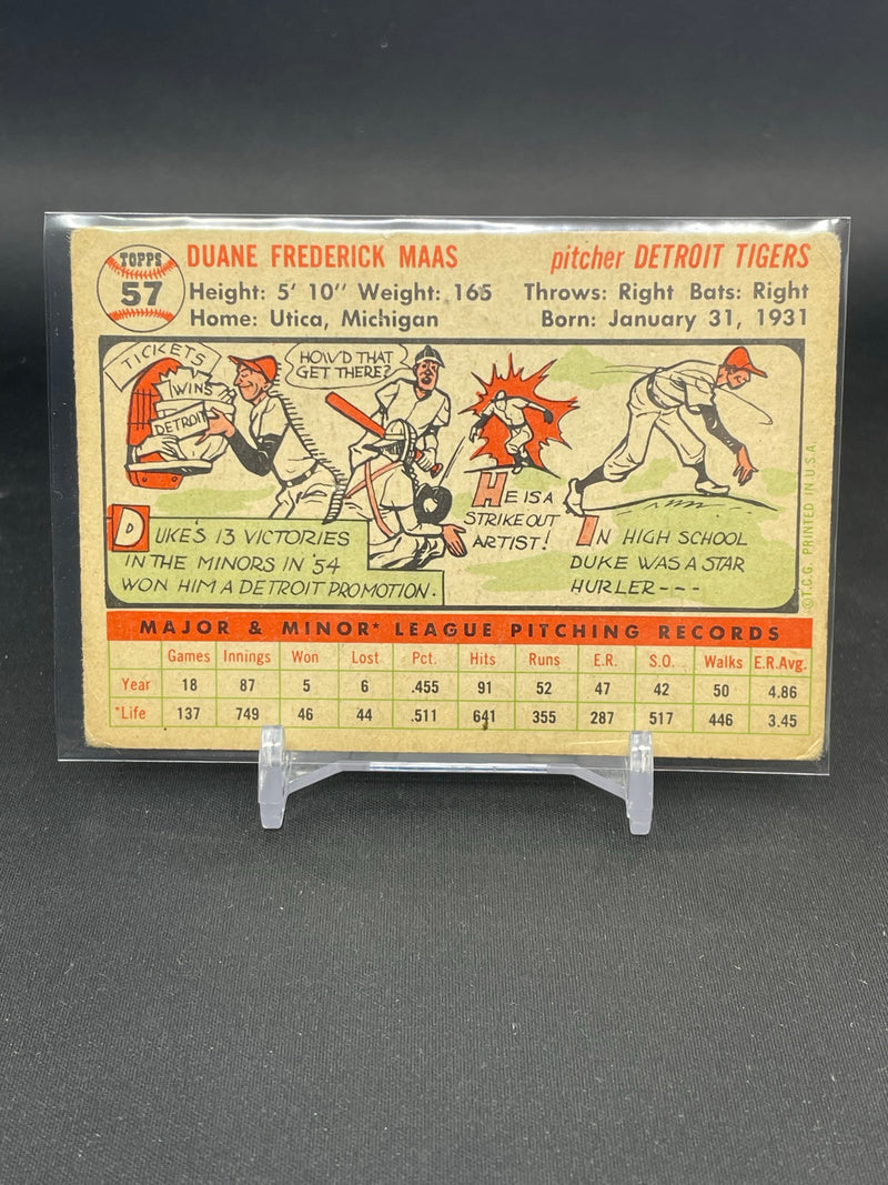 1956 TOPPS - D. MAAS -