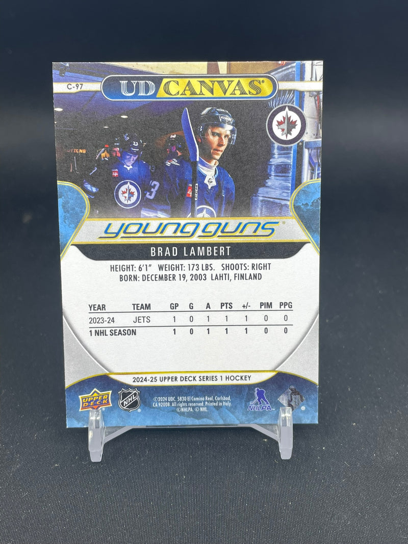 2024 UPPER DECK SERIES ONE - UD CANVAS - YOUNG GUNS - B. LAMBERT -