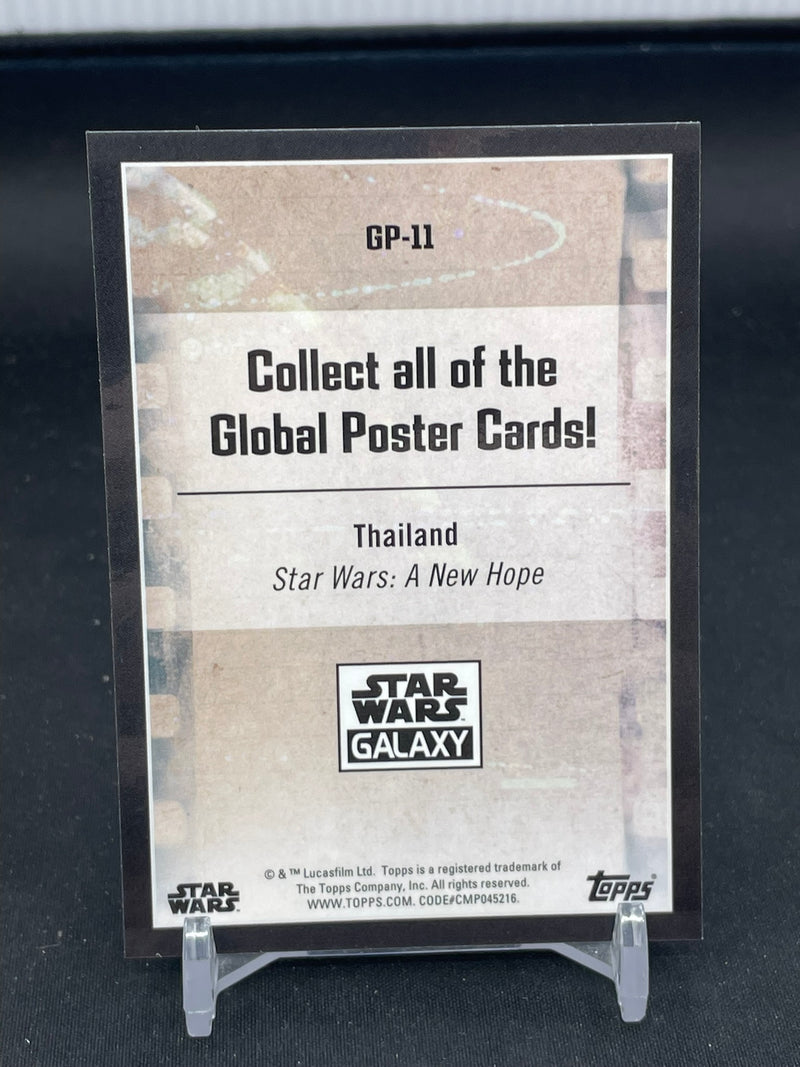 2021 TOPPS STAR WARS GALAXY - GLOBAL POSTER - SELECT YOUR CARD