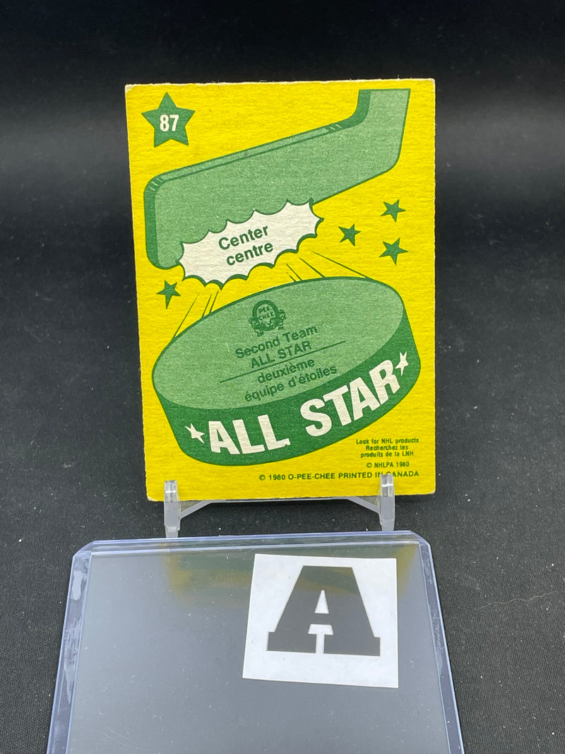 1980 O-PEE-CHEE - 2ND TEAM ALL-STAR - W. GRETZKY -