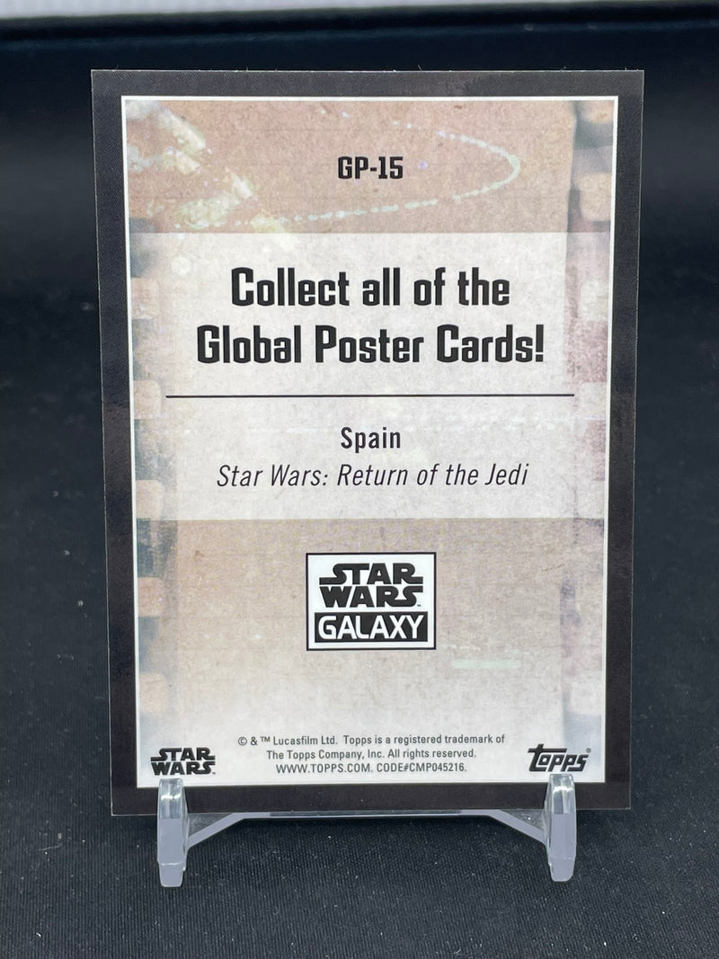 2021 TOPPS STAR WARS GALAXY - GLOBAL POSTER - SELECT YOUR CARD