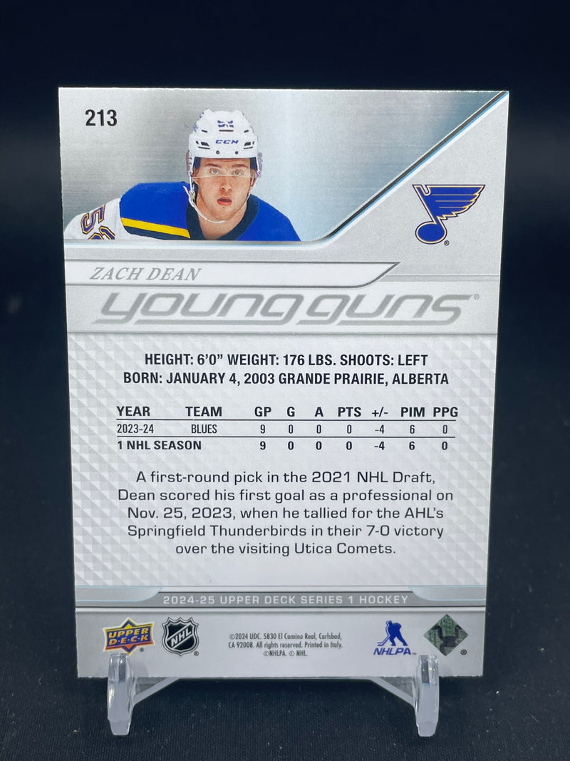 2024 UPPER DECK SERIES ONE - YOUNG GUNS - Z. DEAN -