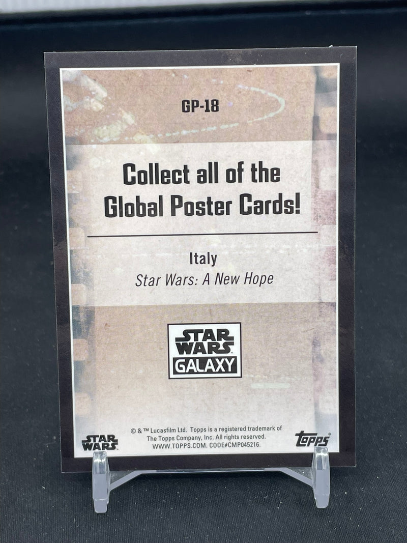 2021 TOPPS STAR WARS GALAXY - GLOBAL POSTER - SELECT YOUR CARD