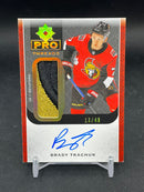 2019 UPPER DECK ULTIMATE - PRO THREADS - B. TKACHUK - #PT-BT - #'D/49 - RELIC - AUTOGRAPH