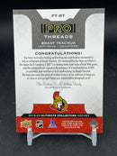 2019 UPPER DECK ULTIMATE - PRO THREADS - B. TKACHUK - #PT-BT - #'D/49 - RELIC - AUTOGRAPH