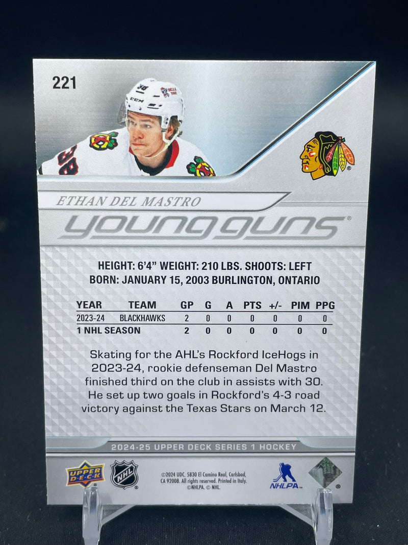 2024 UPPER DECK SERIES ONE - YOUNG GUNS - E. DEL MASTRO -