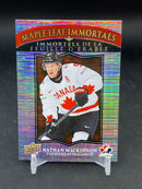 2025 UPPER DECK TIM HORTONS TEAM CANADA - MAPLE LEAF IMMORTALS - N. MACKINNON -