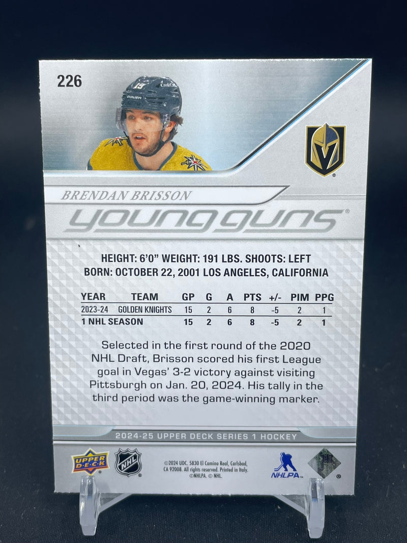 2024 UPPER DECK SERIES ONE - YOUNG GUNS - B. BRISSON -