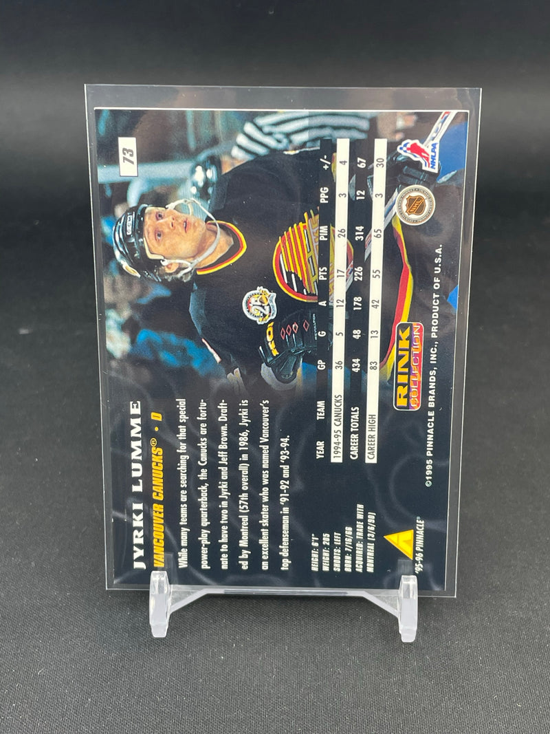 1995 PINNACLE - RINK COLLECTION - J. LUMME -