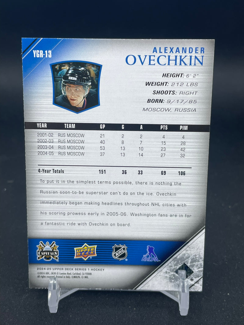 2024 UPPER DECK SERIES ONE - YOUNG GUNS RENEWED - A. OVECHKIN -