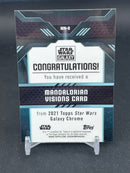 2021 TOPPS STAR WARS GALAXY - MANDALORIAN VISIONS - SELECT YOUR CARD