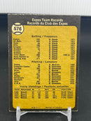 1973 O-PEE-CHEE - MONTREAL EXPOS -