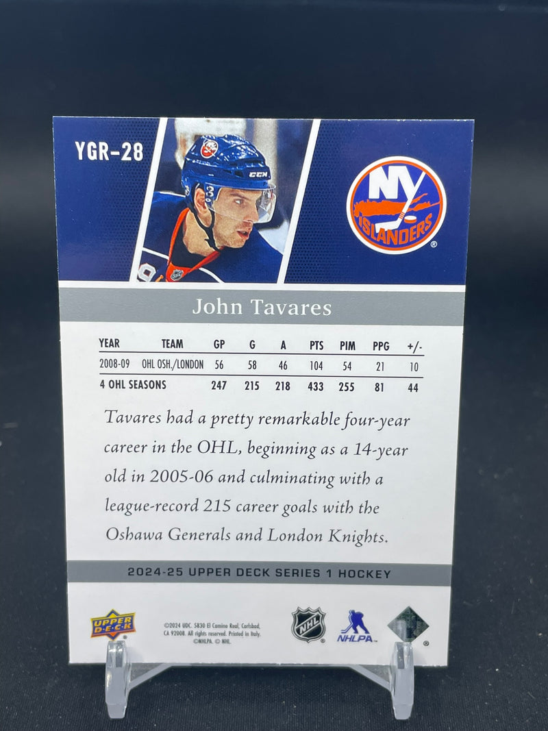 2024 UPPER DECK SERIES ONE - YOUNG GUNS RENEWED - J. TAVARES -