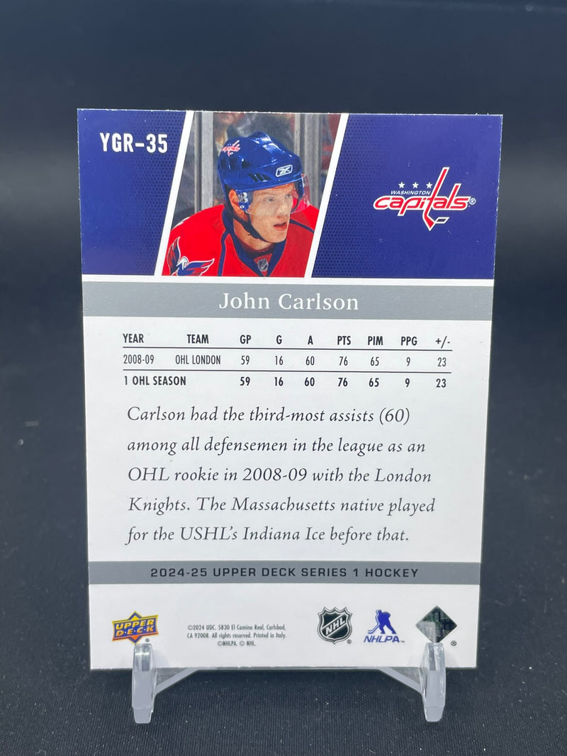 2024 UPPER DECK SERIES ONE - YOUNG GUNS RENEWED - J. CARLSON -