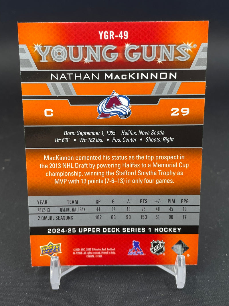 2024 UPPER DECK SERIES ONE - YOUNG GUNS RENEWED - N. MACKINNON -