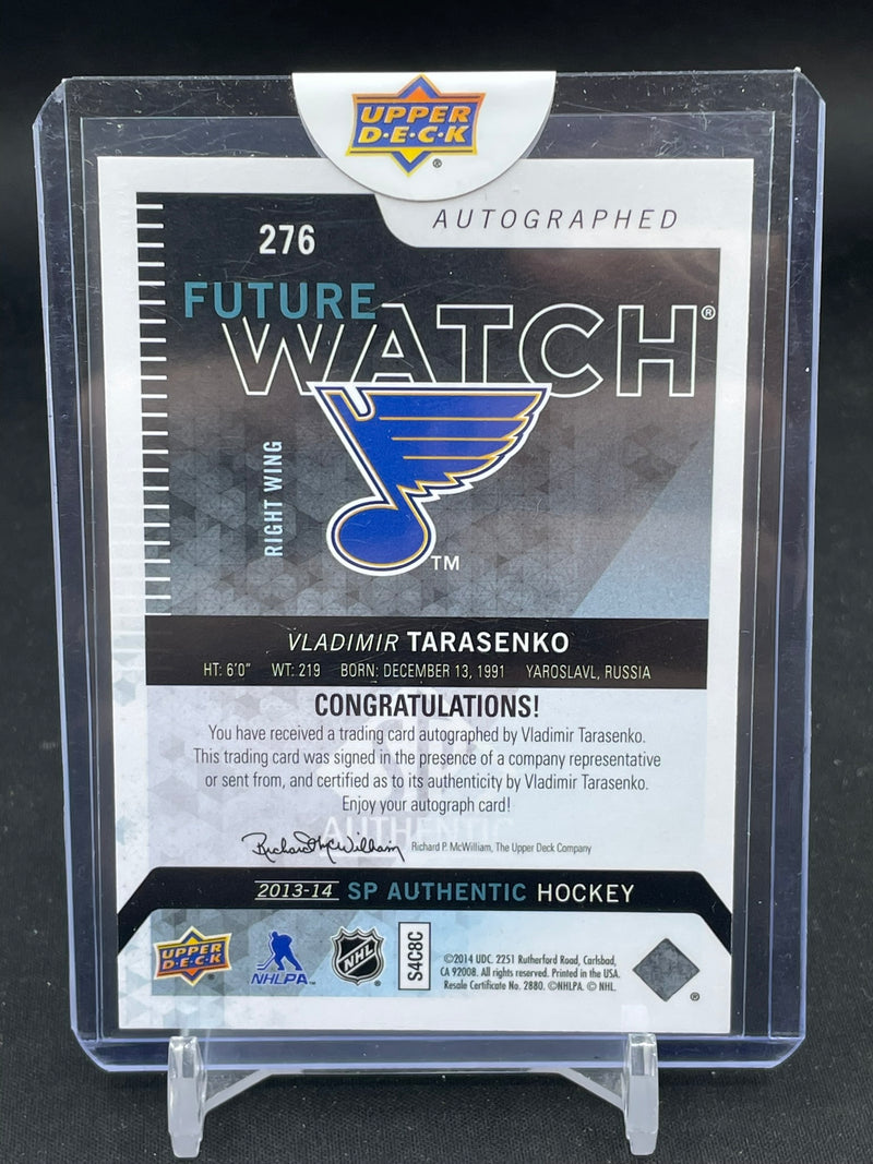 2013 UPPER DECK SP AUTHENTIC - FUTURE WATCH AUTO - V. TARASENKO - #276 - #'D/999 - AUTOGRAPH - RC