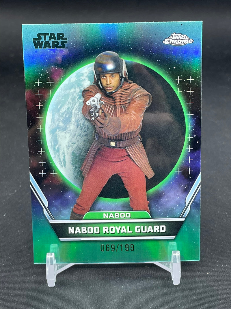 2024 TOPPS CHROME STAR WARS HYPERSPACE - TEAL REFRACTOR - NABOO ROYAL GUARD - #17 - #'D/199