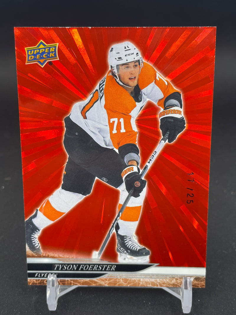 2024 UPPER DECK SERIES ONE - RED OUTBURST - T. FOERSTER - #137 - #'D/25
