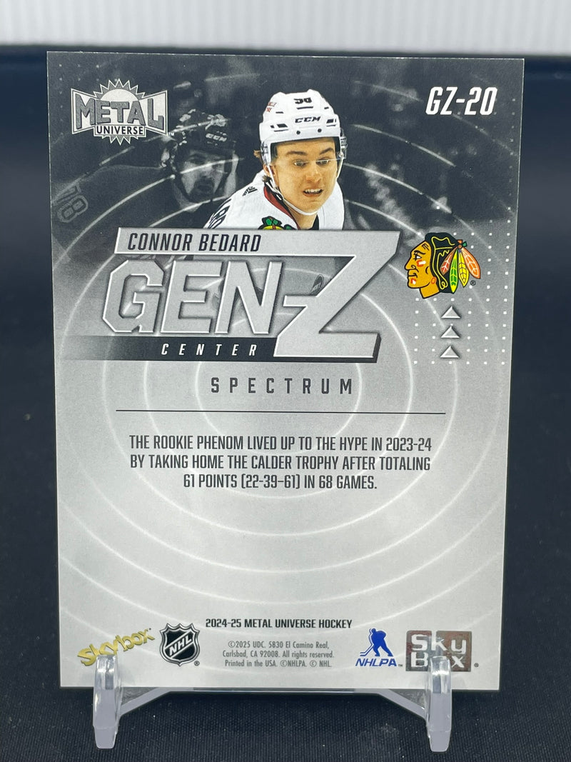 2024 UPPER DECK SKYBOX METAL UNIVERSE - SPECTRUM - GEN-Z - C. BEDARD - #GZ-20 - #'D/199