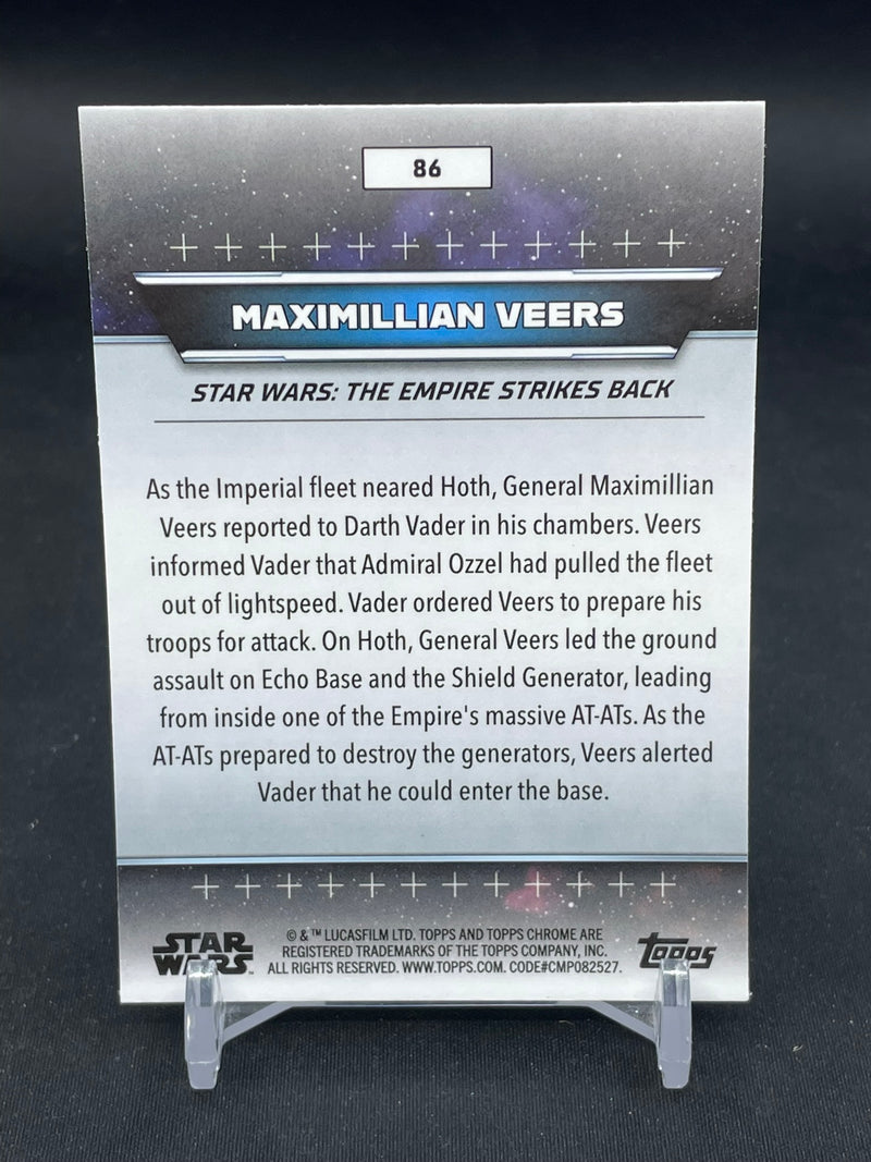 2024 TOPPS CHROME STAR WARS HYPERSPACE - PULSAR - MAXIMILLIAN VEERS - #86 - #'D/99