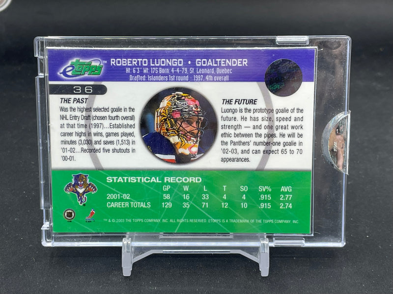 2002 TOPPS - ETOPPS - R. LUONGO -