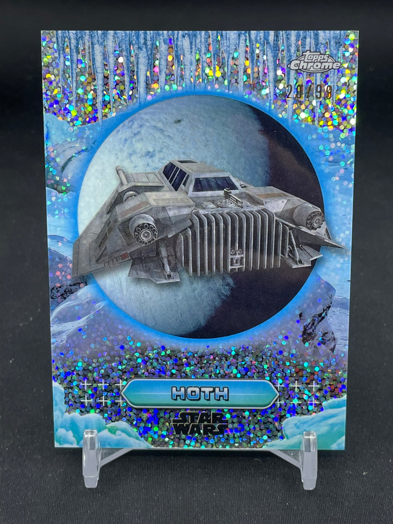 2024 TOPPS CHROME STAR WARS HYPERSPACE - HOTH VARIATION - SNOWSPEEDER - #BPV-31 - #'D/99