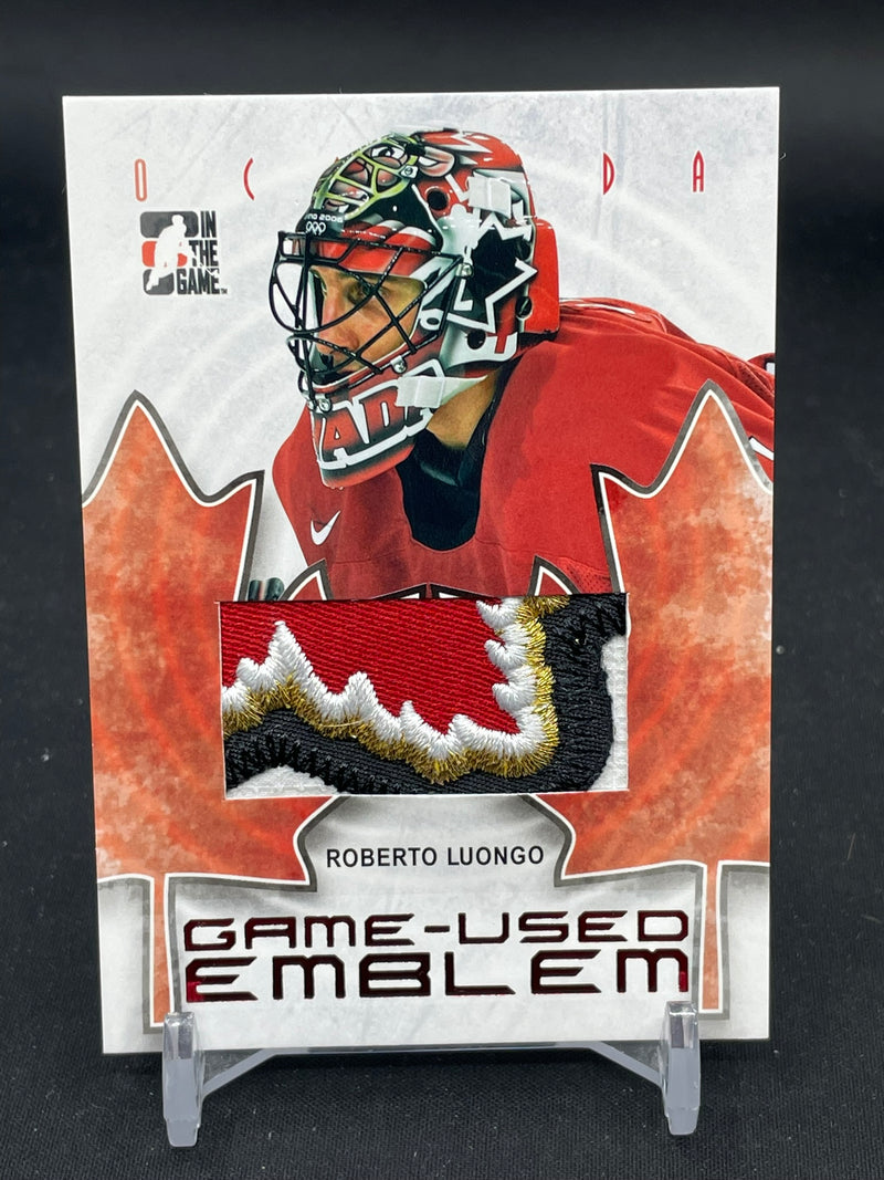 2007 IN THE GAME - GAME-USED EMBLEM - R. LUONGO -