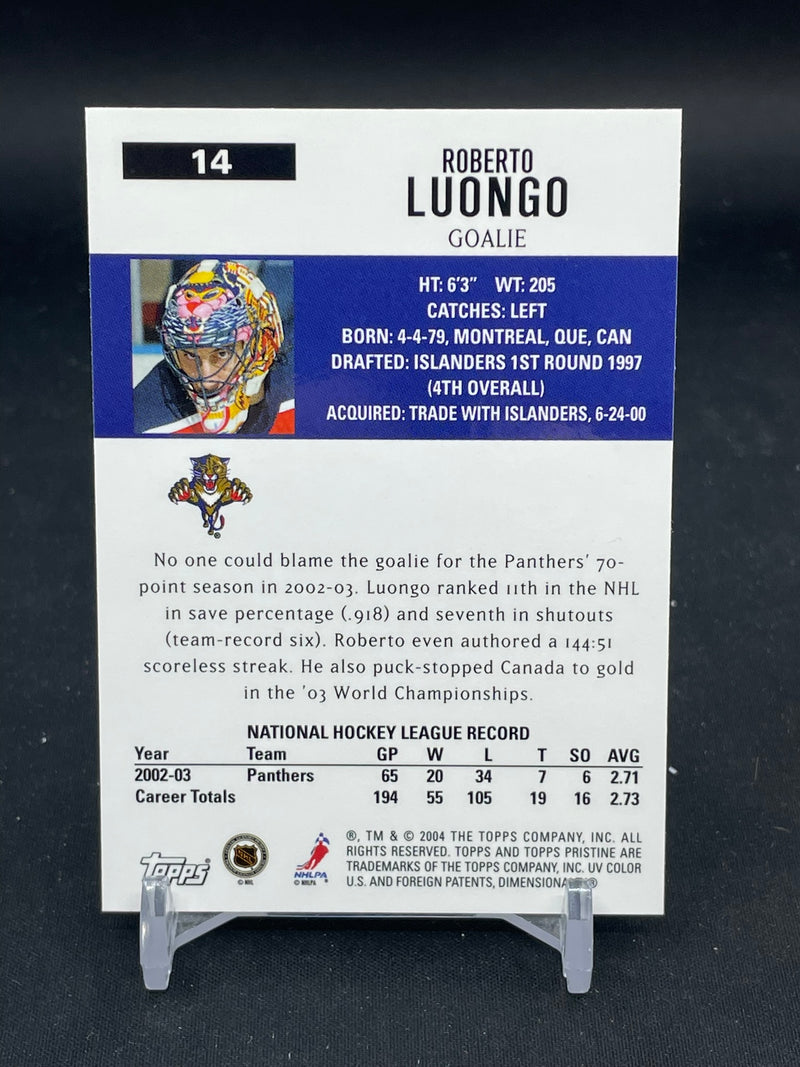 2003 TOPPS PRISTINE - R. LUONGO -