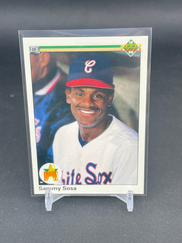 1990 UPPER DECK - S. SOSA - #17 - RC