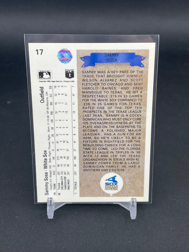 1990 UPPER DECK - S. SOSA -
