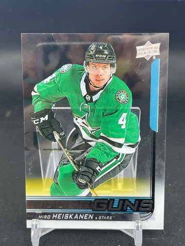 2018 UPPER DECK SERIES ONE - CLEAR CUT - YOUNG GUNS - M. HEISKANEN - #246 - RC