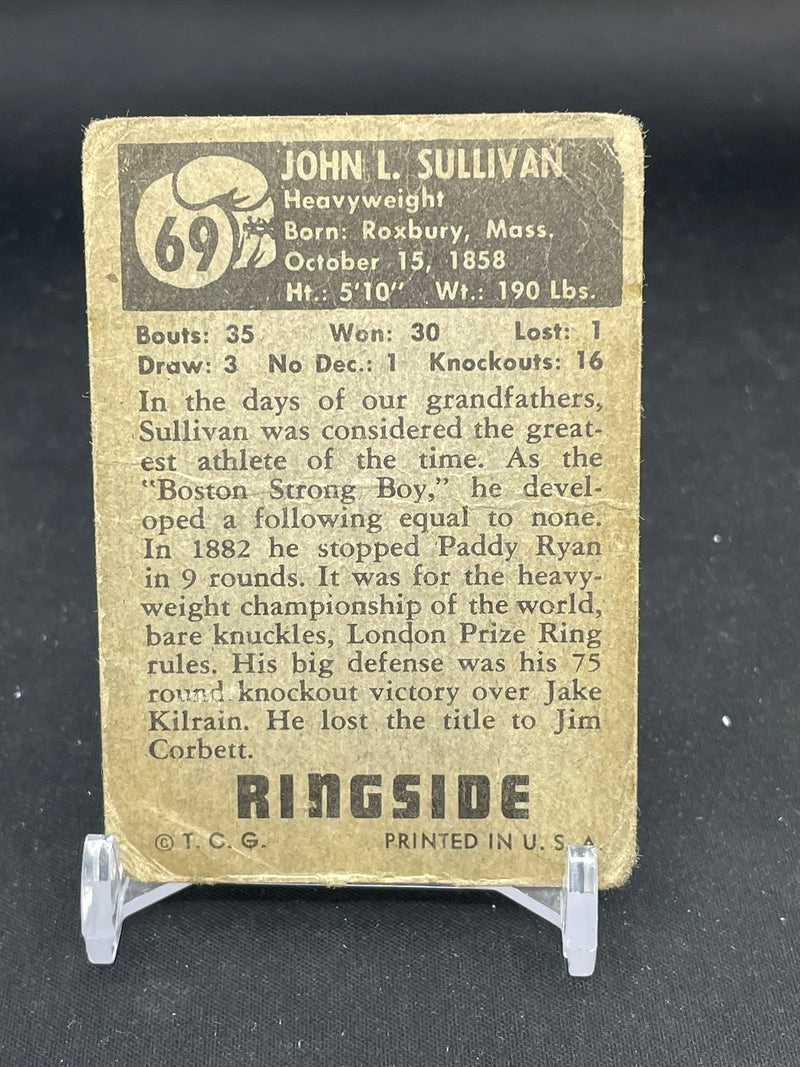 1951 TOPPS RINGSIDE - JOHN L SULLIVAN -