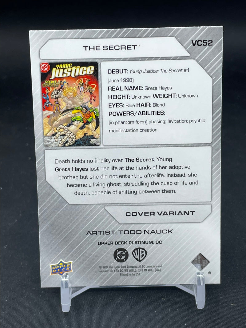 2026 UPPER DECK PLATINUM DC - COVER VARIANT - SELECT YOUR CARD